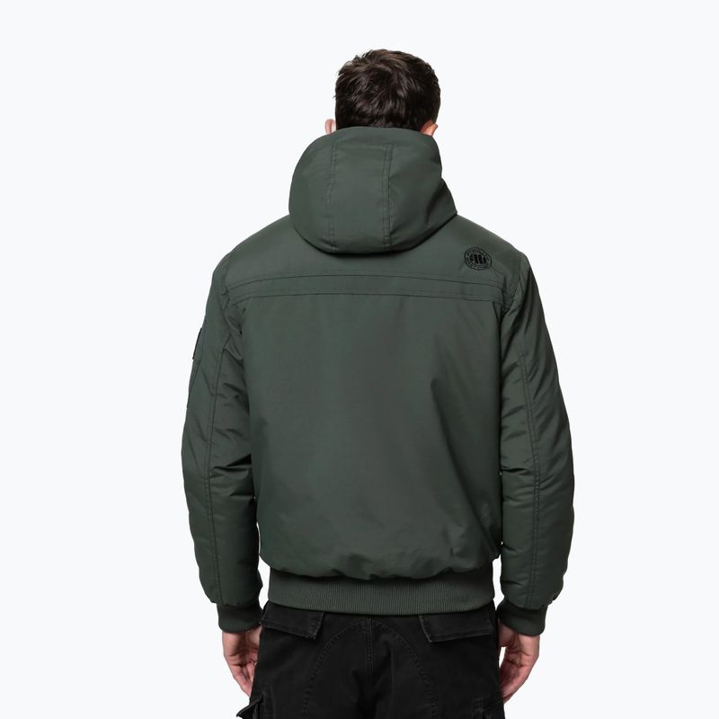 Куртка зимова чоловіча Pitbull Balboa 2 Hooded dark green 3