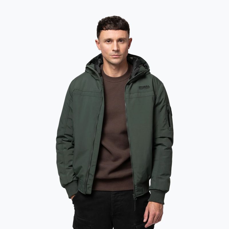 Куртка зимова чоловіча Pitbull Balboa 2 Hooded dark green 5