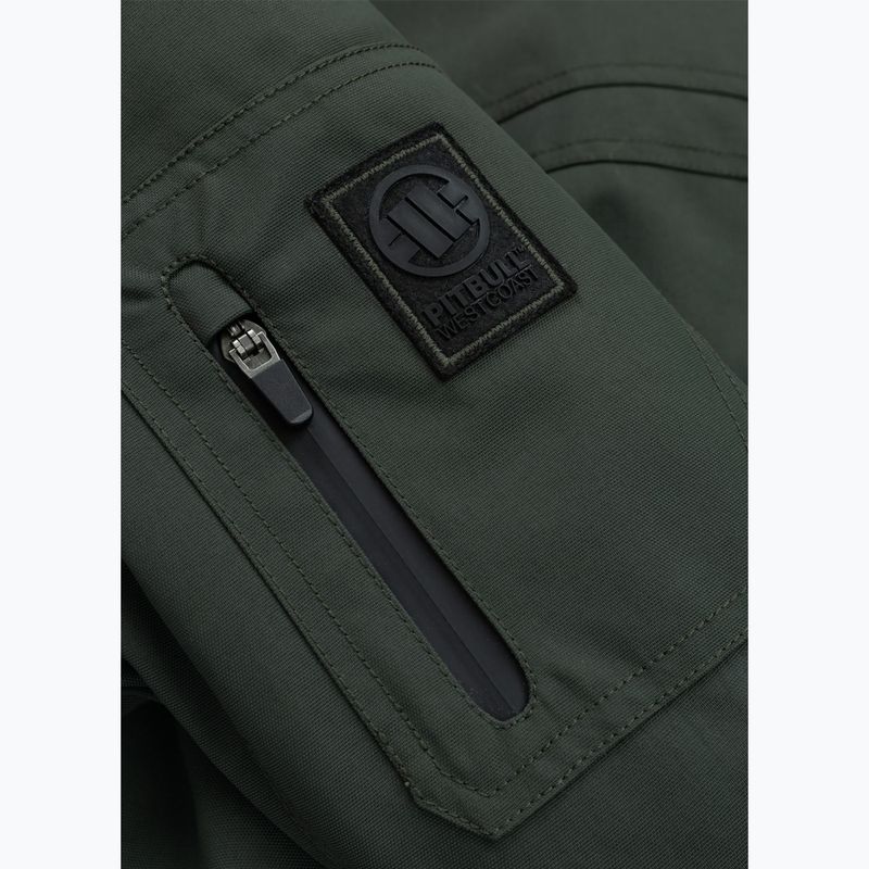 Куртка зимова чоловіча Pitbull Balboa 2 Hooded dark green 11