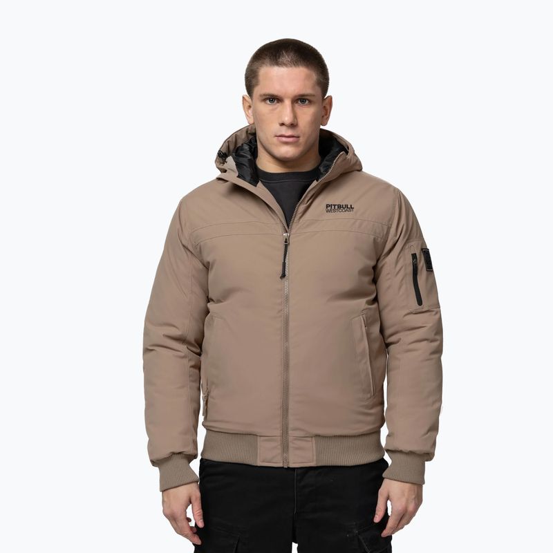 Чоловіча зимова куртка Pitbull Balboa 2 Hooded dark sand