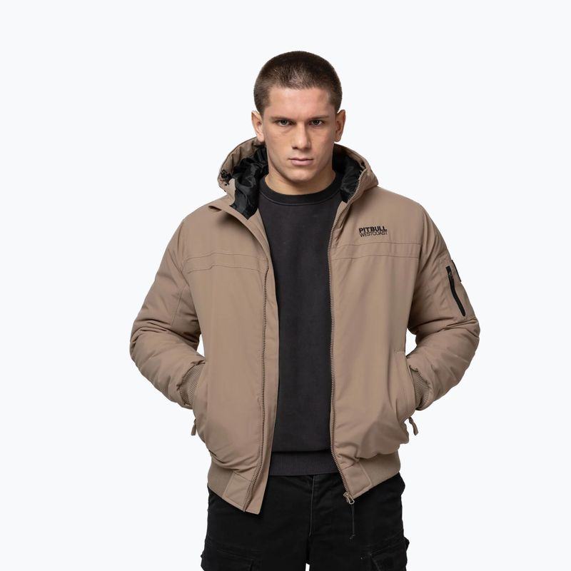 Чоловіча зимова куртка Pitbull Balboa 2 Hooded dark sand 4