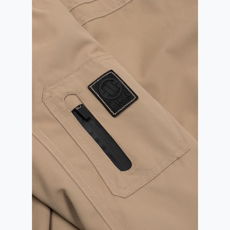 Куртка зимова чоловіча Pitbull Balboa 2 Hooded dark sand 10