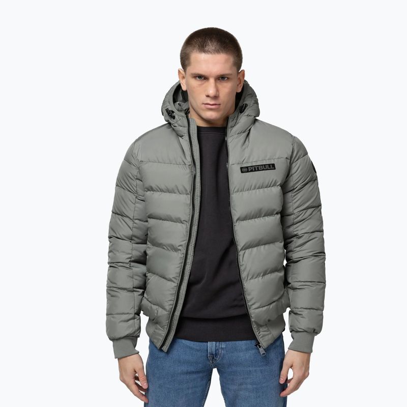 Чоловіча зимова куртка Pitbull Dillon Quilted Hooded dusty salvia 5