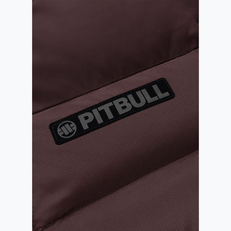 Куртка зимова чоловіча Pitbull Dillon Quilted Hooded burgundy 9