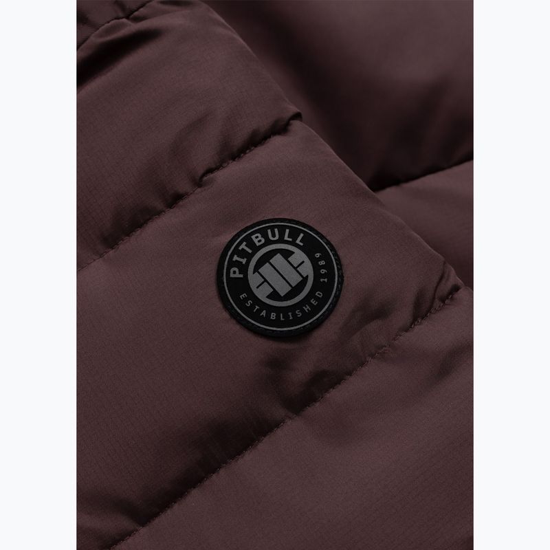 Куртка зимова чоловіча Pitbull Dillon Quilted Hooded burgundy 10