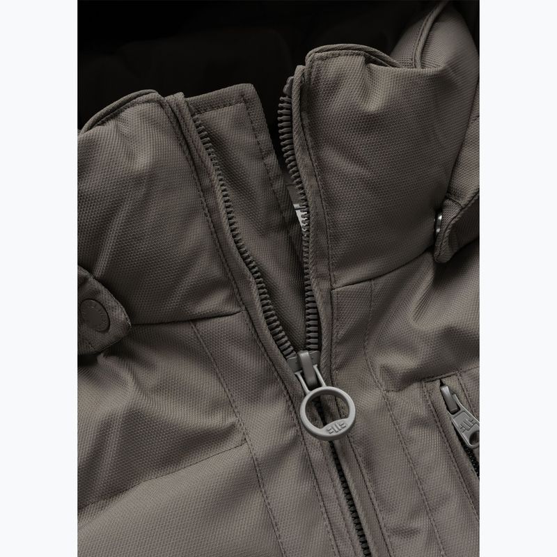 Чоловіча зимова куртка Pitbull Patton Quilted Hooded taupe 6