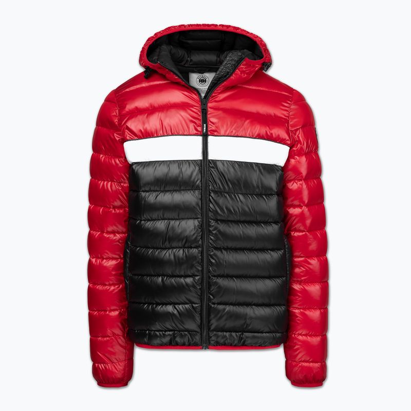 Куртка зимова чоловіча Pitbull Shatto Quilted Hooded red/black