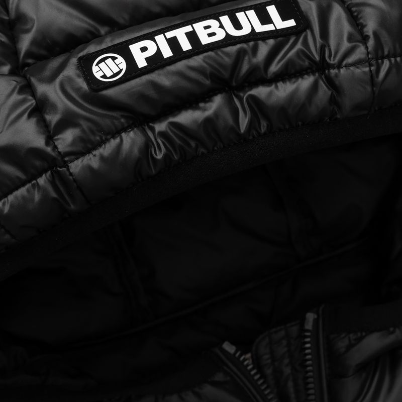 Куртка зимова чоловіча Pitbull Shatto Quilted Hooded black 5