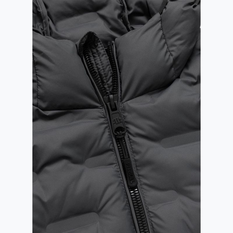 Чоловіча зимова куртка Pitbull Camino Quilted Hooded graphite 6