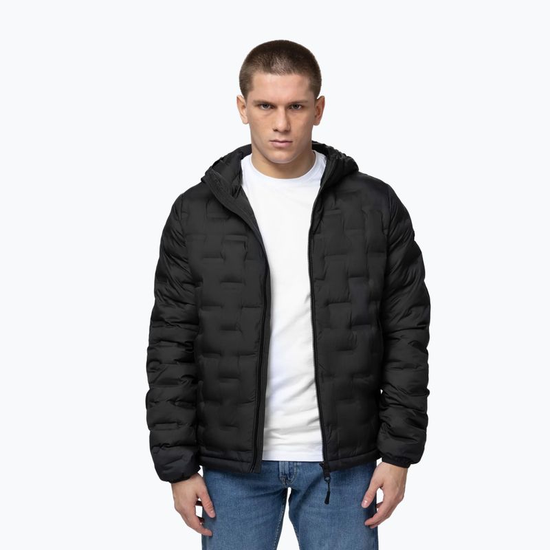 Куртка зимова чоловіча Pitbull Camino Quilted Hooded black 4