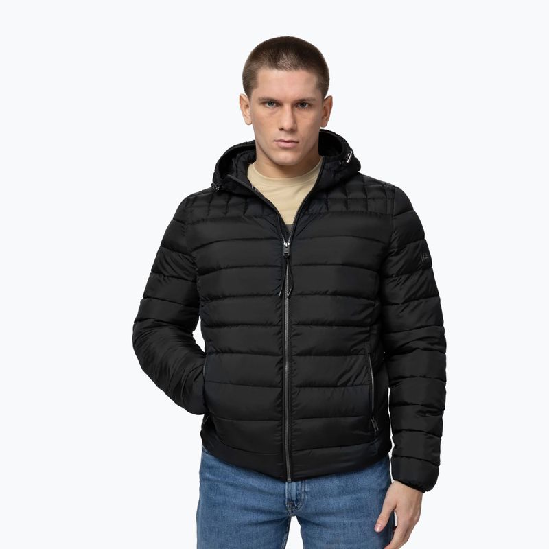 Куртка зимова чоловіча Pitbull Foothill Hooded Padded black