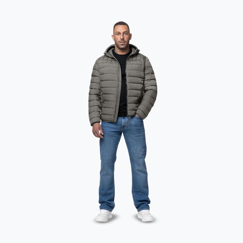 Куртка зимова чоловіча Pitbull Foothill Hooded Padded taupe 2
