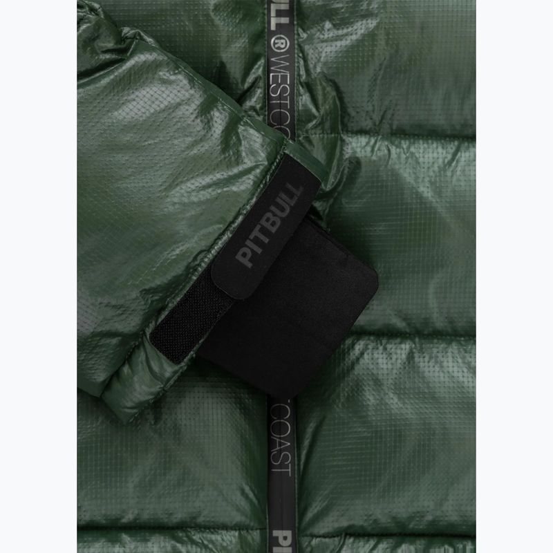 Куртка зимова чоловіча Pitbull Pepperwood Ribstop Padded Hooded black/green 12
