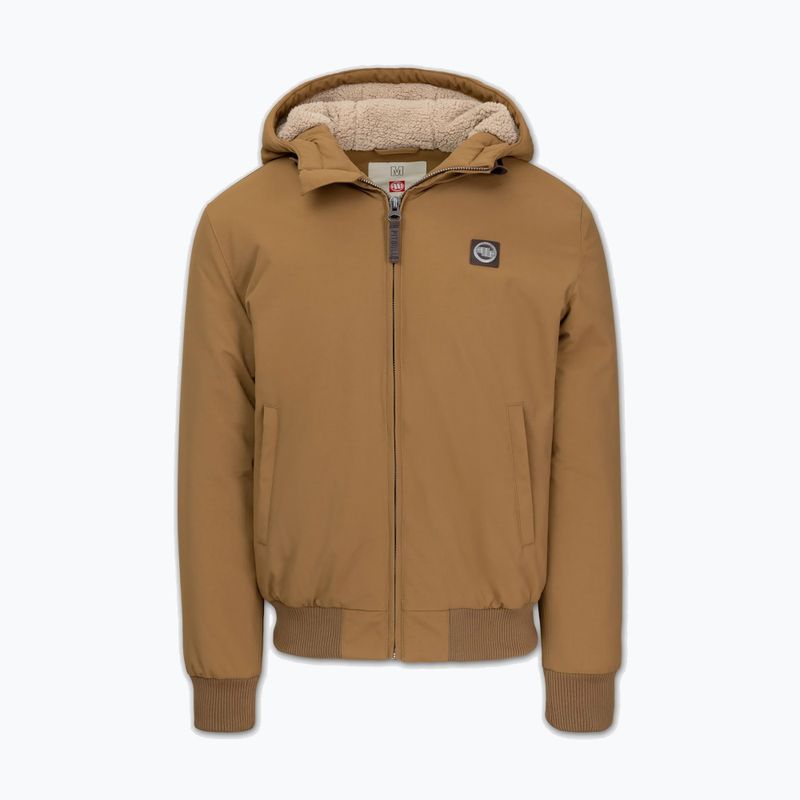Куртка зимова чоловіча Pitbull Elkwood 3 Sherpa Hooded honney yellow 3