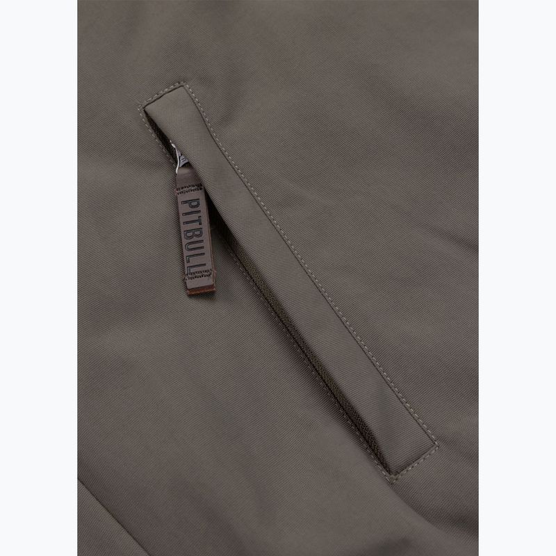 Куртка зимова чоловіча Pitbull Elkwood 3 Sherpa Hooded taupe 10