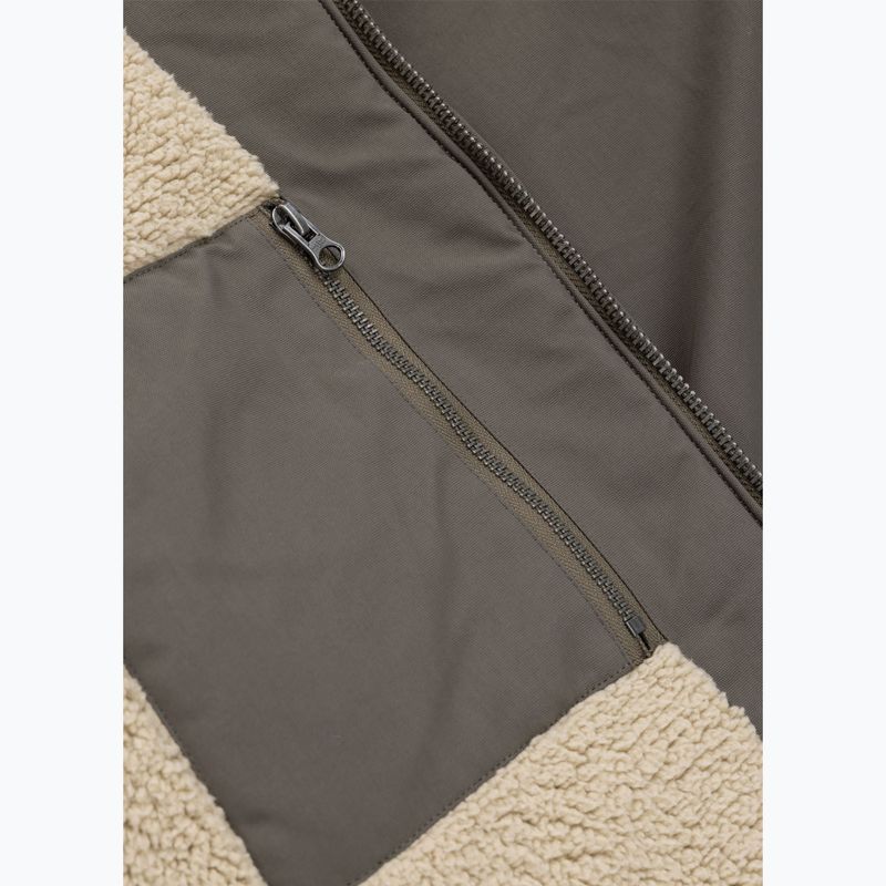 Куртка зимова чоловіча Pitbull Elkwood 3 Sherpa Hooded taupe 11