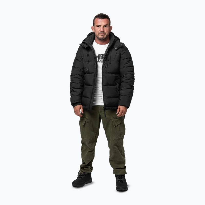 Куртка зимова чоловіча Pitbull Piedmont Quilted Hooded black 2