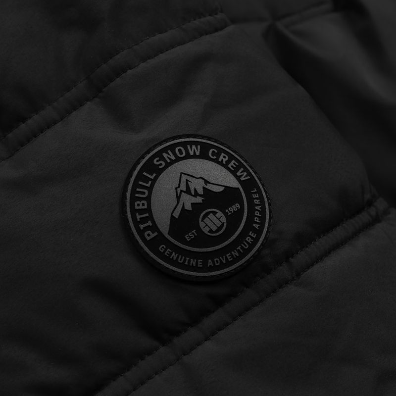 Куртка зимова чоловіча Pitbull Piedmont Quilted Hooded black 7