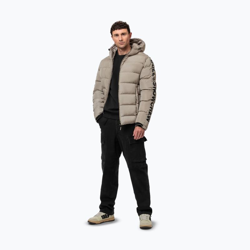 Куртка зимова чоловіча Pitbull Airway 4 Padded Hooded pale sand 2