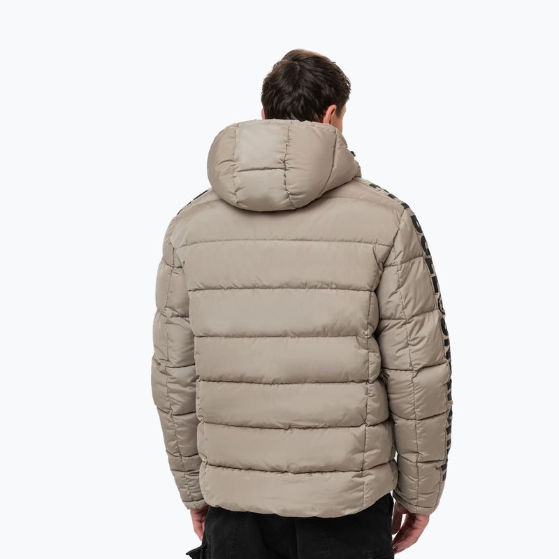 Куртка зимова чоловіча Pitbull Airway 4 Padded Hooded pale sand 3