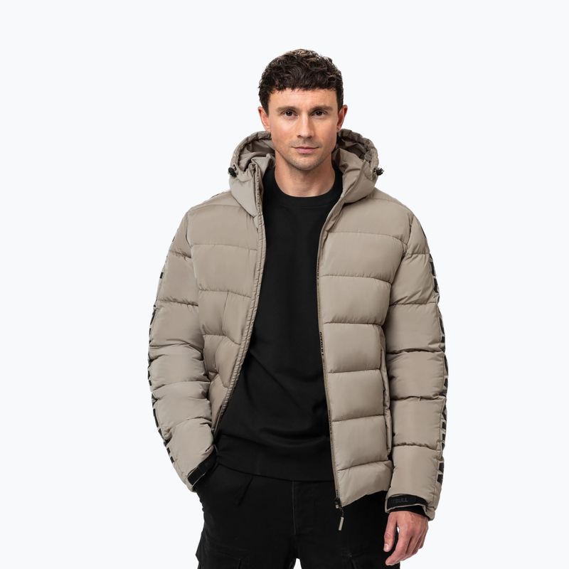 Куртка зимова чоловіча Pitbull Airway 4 Padded Hooded pale sand 4