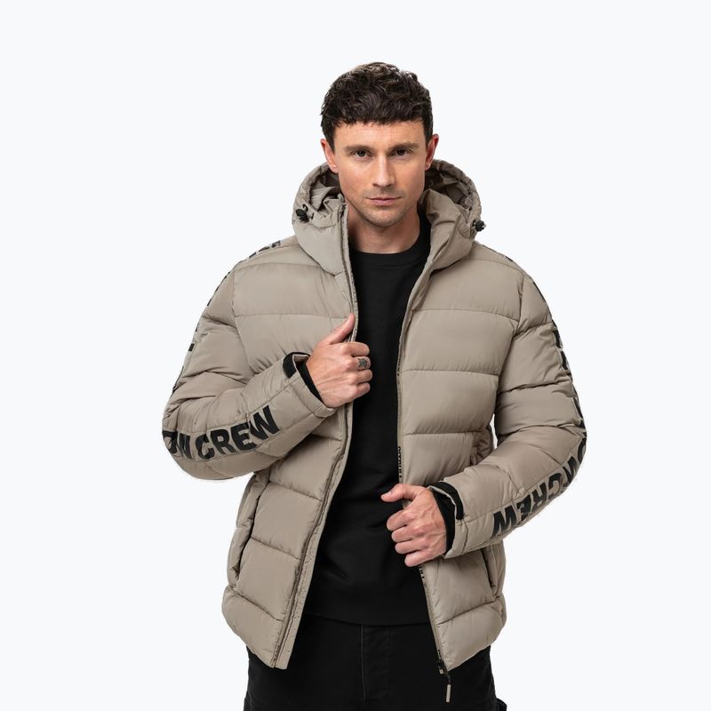 Чоловіча зимова куртка Pitbull Airway 4 Padded Hooded pale sand 5