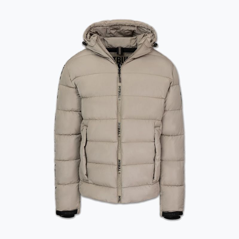 Куртка зимова чоловіча Pitbull Airway 4 Padded Hooded pale sand 7