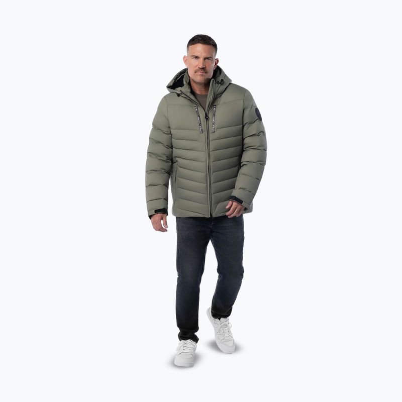Чоловіча зимова куртка Pitbull Crestline Padded Hooded dusty sage 2
