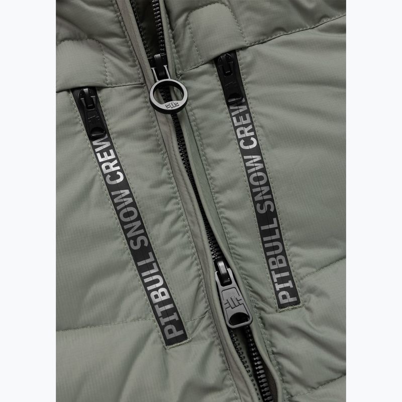 Чоловіча зимова куртка Pitbull Crestline Padded Hooded dusty sage 9