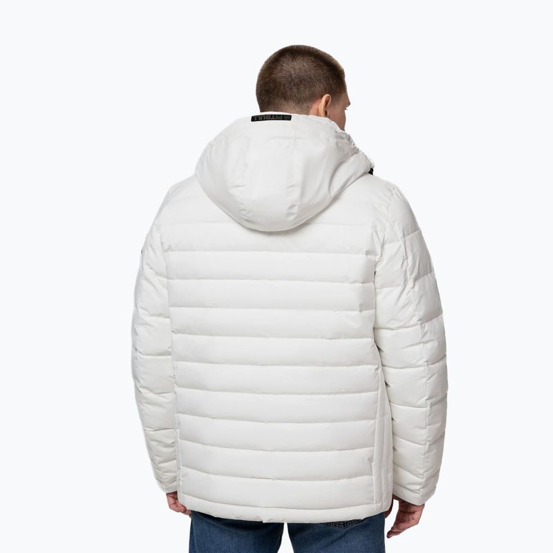 Куртка зимова чоловіча Pitbull Crestline Padded Hooded off white 3