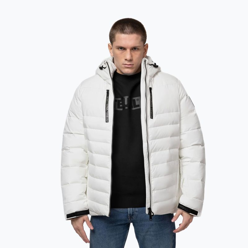 Куртка зимова чоловіча Pitbull Crestline Padded Hooded off white 5
