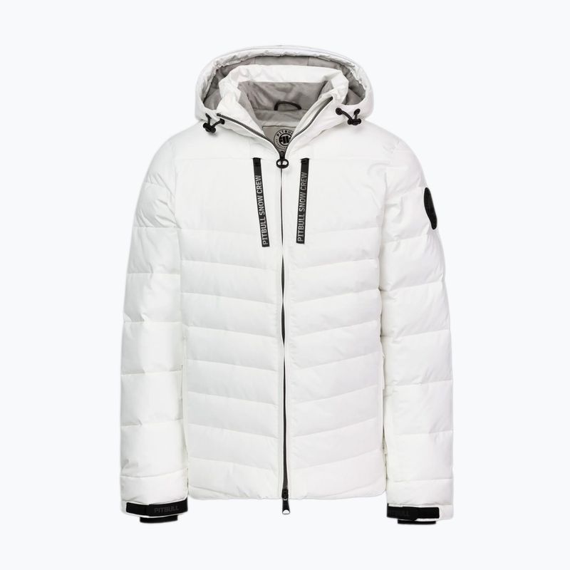 Куртка зимова чоловіча Pitbull Crestline Padded Hooded off white 6