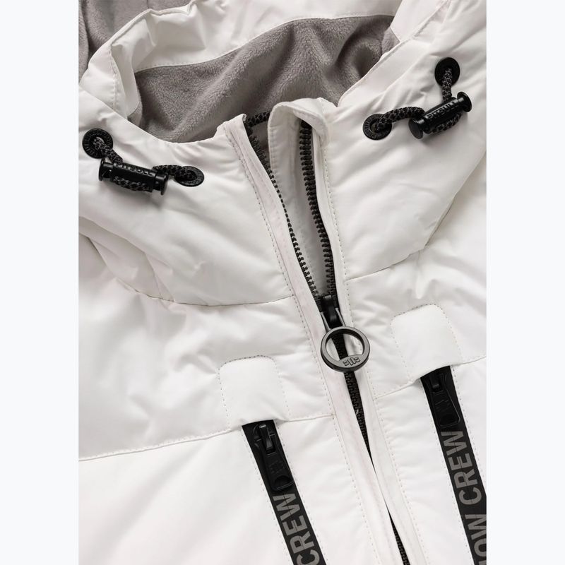 Чоловіча зимова куртка Pitbull Crestline Padded Hooded off white 8