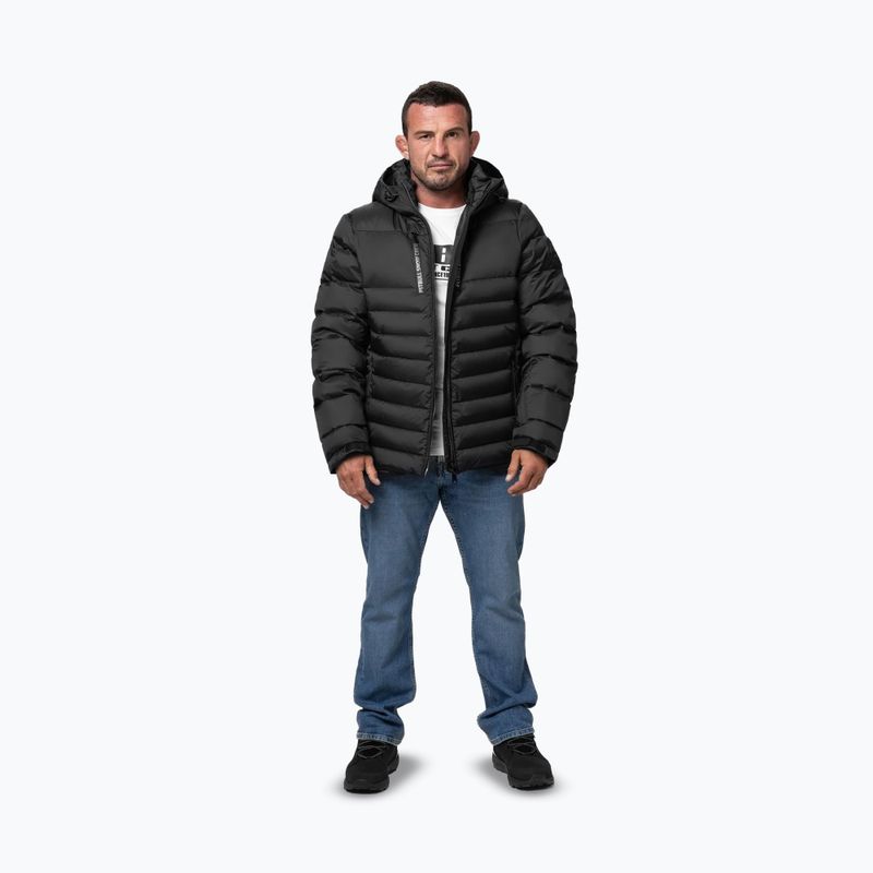 Чоловіча зимова куртка Pitbull Crestline Padded Hooded black 2