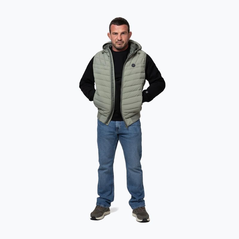 Жилет чоловічий Pitbull Naylor Padded Hooded dusty salvia 2