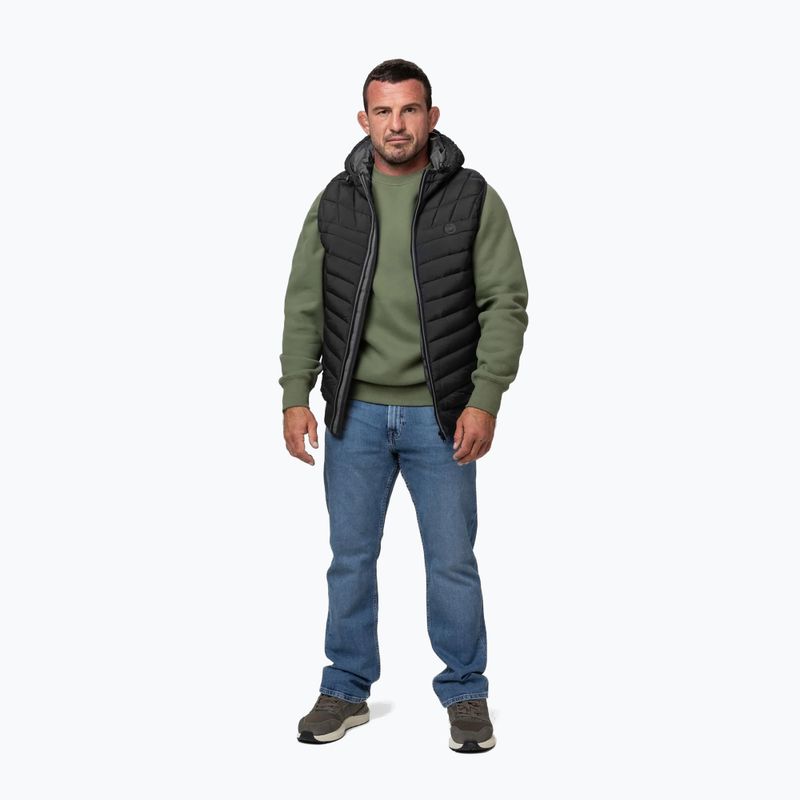 Жилет чоловічий Pitbull Naylor Padded Hooded black 2