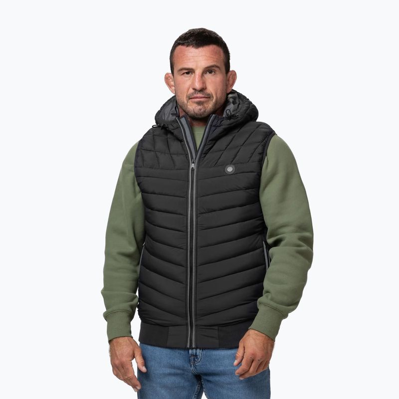 Жилет чоловічий Pitbull Naylor Padded Hooded black 4