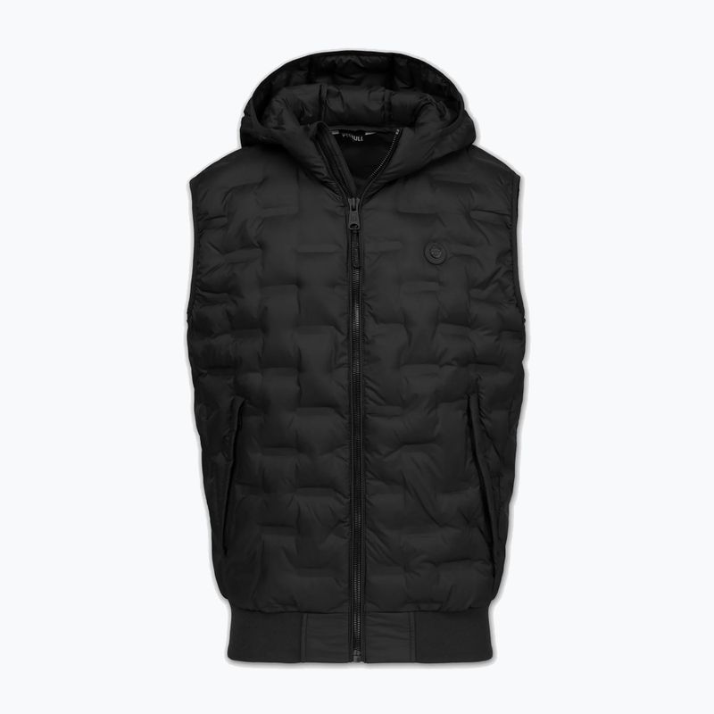 Жилет чоловічий Pitbull Fisk Quilted Hooded black 5