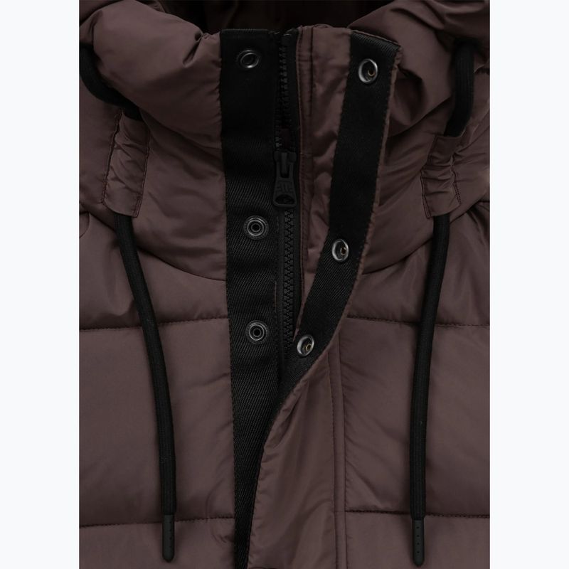 Жіноча зимова куртка Pitbull Amalia Padded Hooded dark chocolate 7