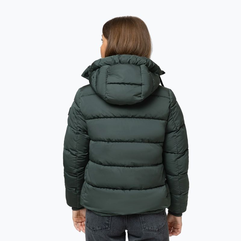 Жіноча зимова куртка Pitbull Amalia Padded Hooded dark green 3