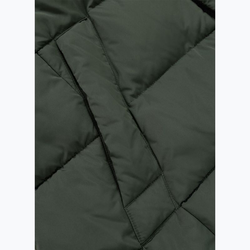 Жіноча зимова куртка Pitbull Amalia Padded Hooded dark green 11