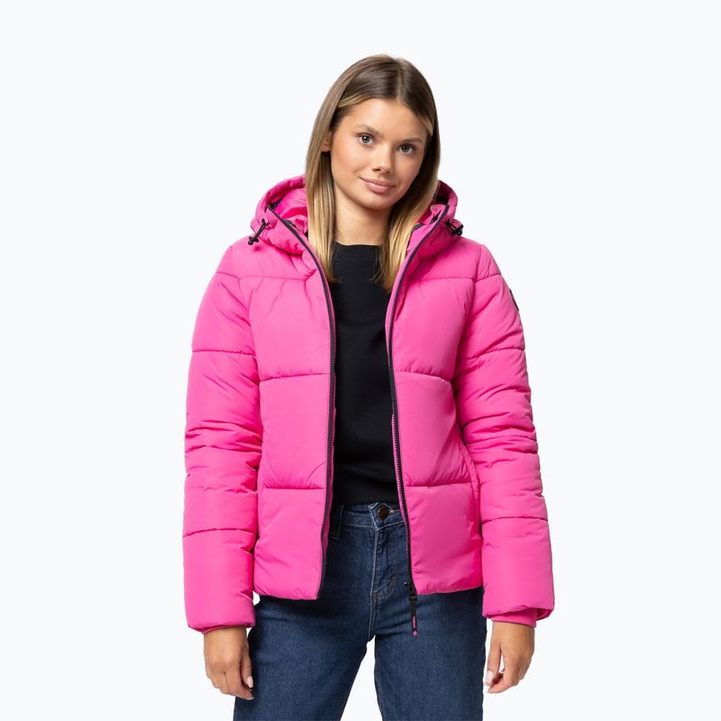 Куртка зимова жіноча Pitbull Vista Quilted Hooded pink 3