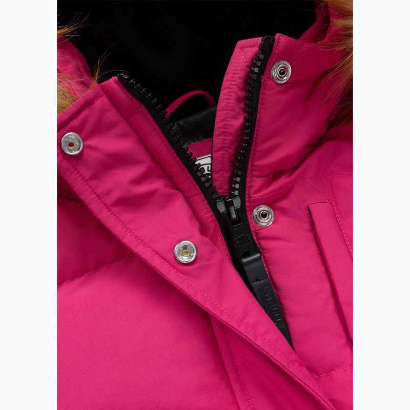 Жіноча зимова куртка Pitbull Azalea Quilted Hooded raspberry red 9