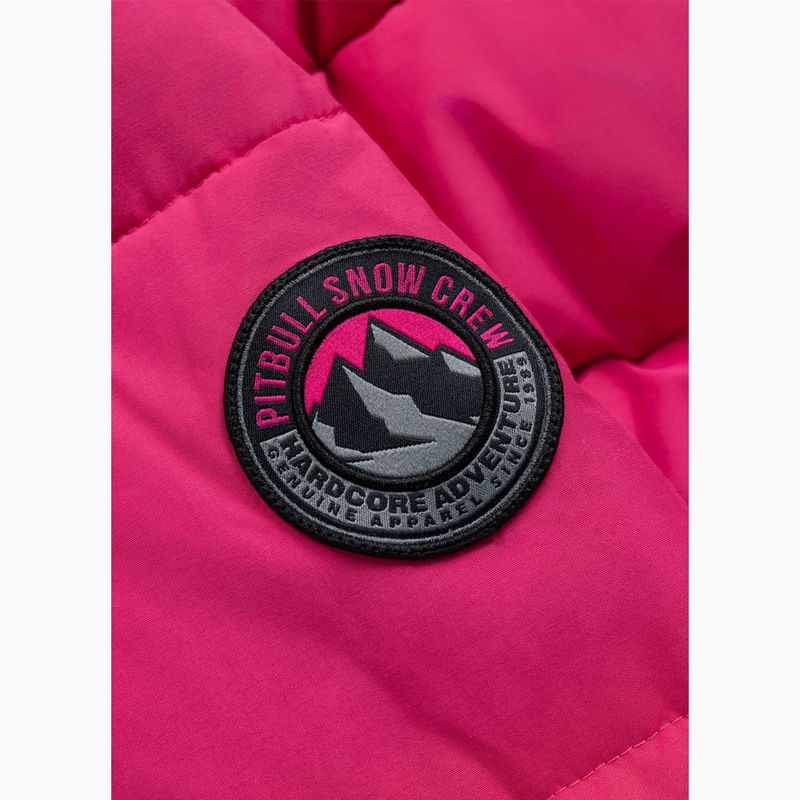 Куртка зимова жіноча Pitbull Azalea Quilted Hooded raspberry red 13