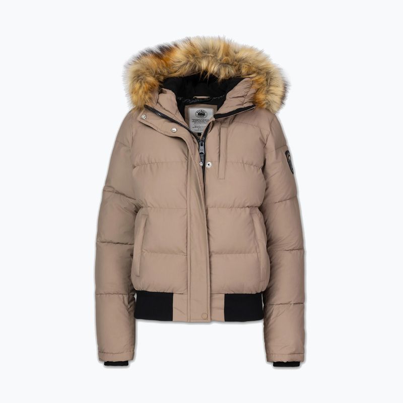 Жіноча зимова куртка Pitbull Azalea Quilted Hooded dark sand 7
