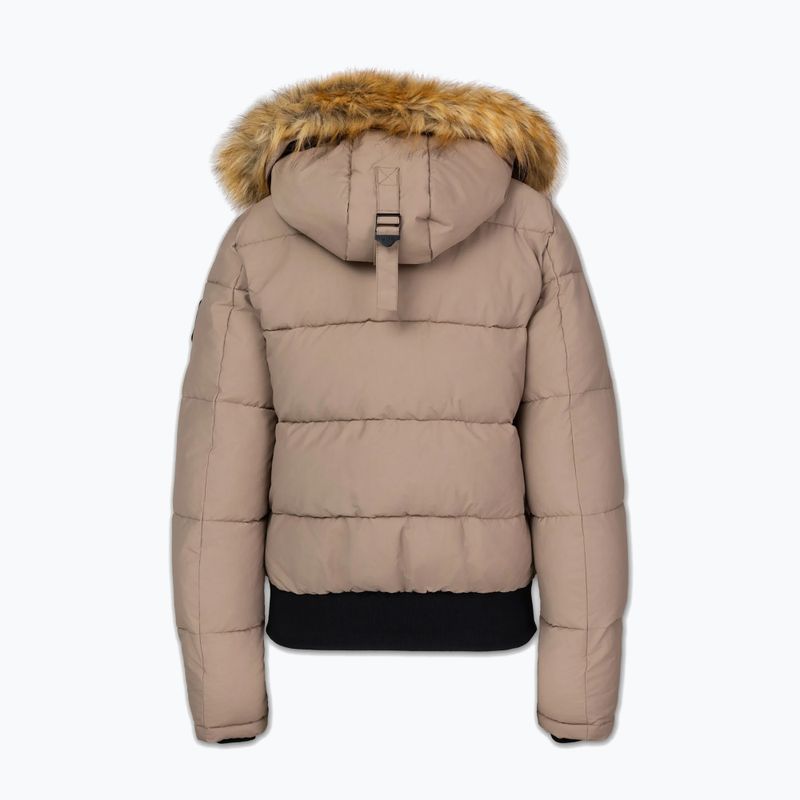 Жіноча зимова куртка Pitbull Azalea Quilted Hooded dark sand 8
