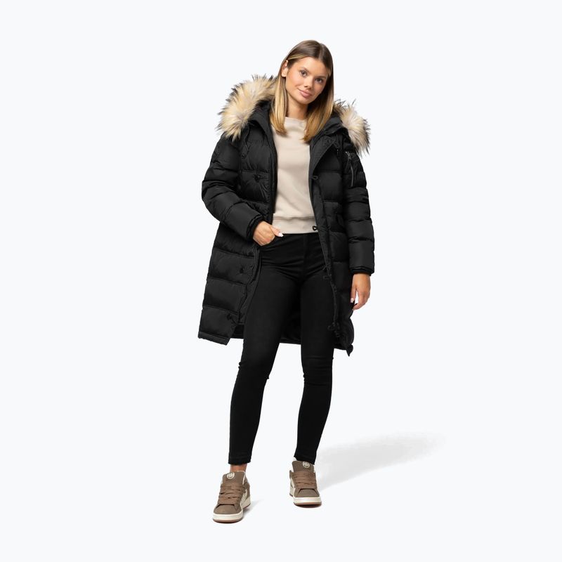 Куртка зимова жіноча Pitbull Queenston Padded Hooded black 2