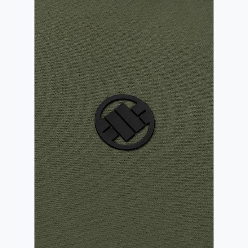 Чоловічий світшот Pitbull Small Logo Crewneck olive 4