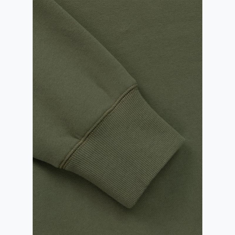 Чоловічий світшот Pitbull Small Logo Crewneck olive 5