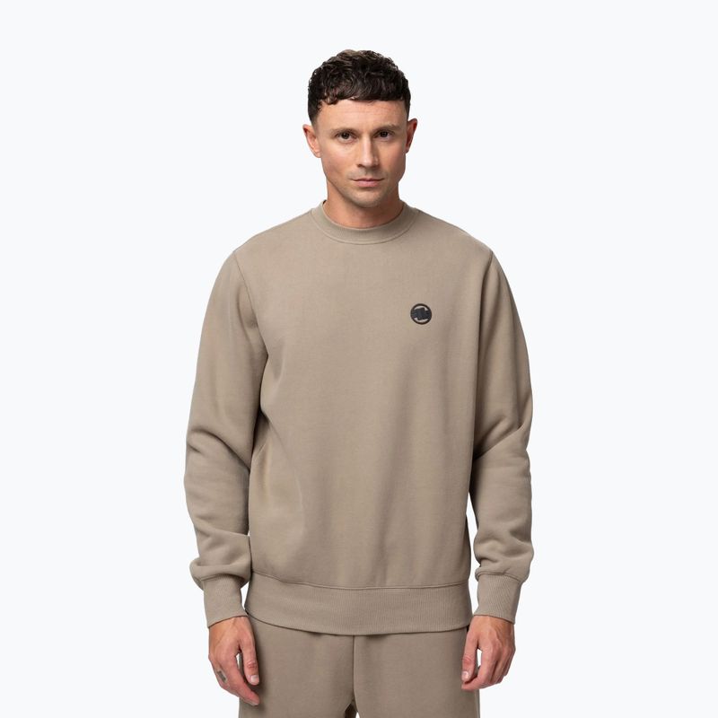 Чоловіча толстовка Pitbull Small Logo Crewneck pale sand